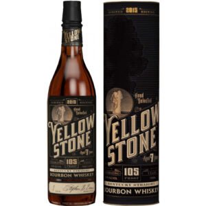 Yellowstone 2015 Limited Edition Kentucky Straight whiskey Whiskey has been hand-selected by Steve Beam, and is a marriage of 12-year-old high-rye whiskey and 7-year-old wheated/high-rye bourbons. The barrels are utilized again to complete the 7-year-old bourbons after the 12-year-old bourbon has been removed from them. Because of this, Yellowstone Bourbon has a strong flavor profile that includes rhubarb vanilla, oak, and freshly baked pie crust, along with a fragrance of figs, chocolate, and caramel corn. The finish is exceptionally smooth and rich, with notes of maple and strawberries.